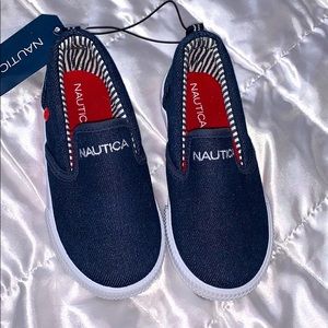 Denim Colored Slip on Shoes